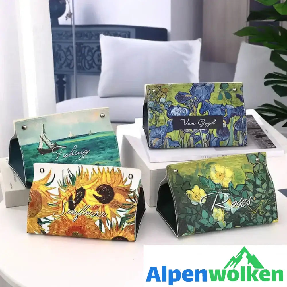 Alpenwolken - Kreative Taschentuchbox Aus Leder🔥