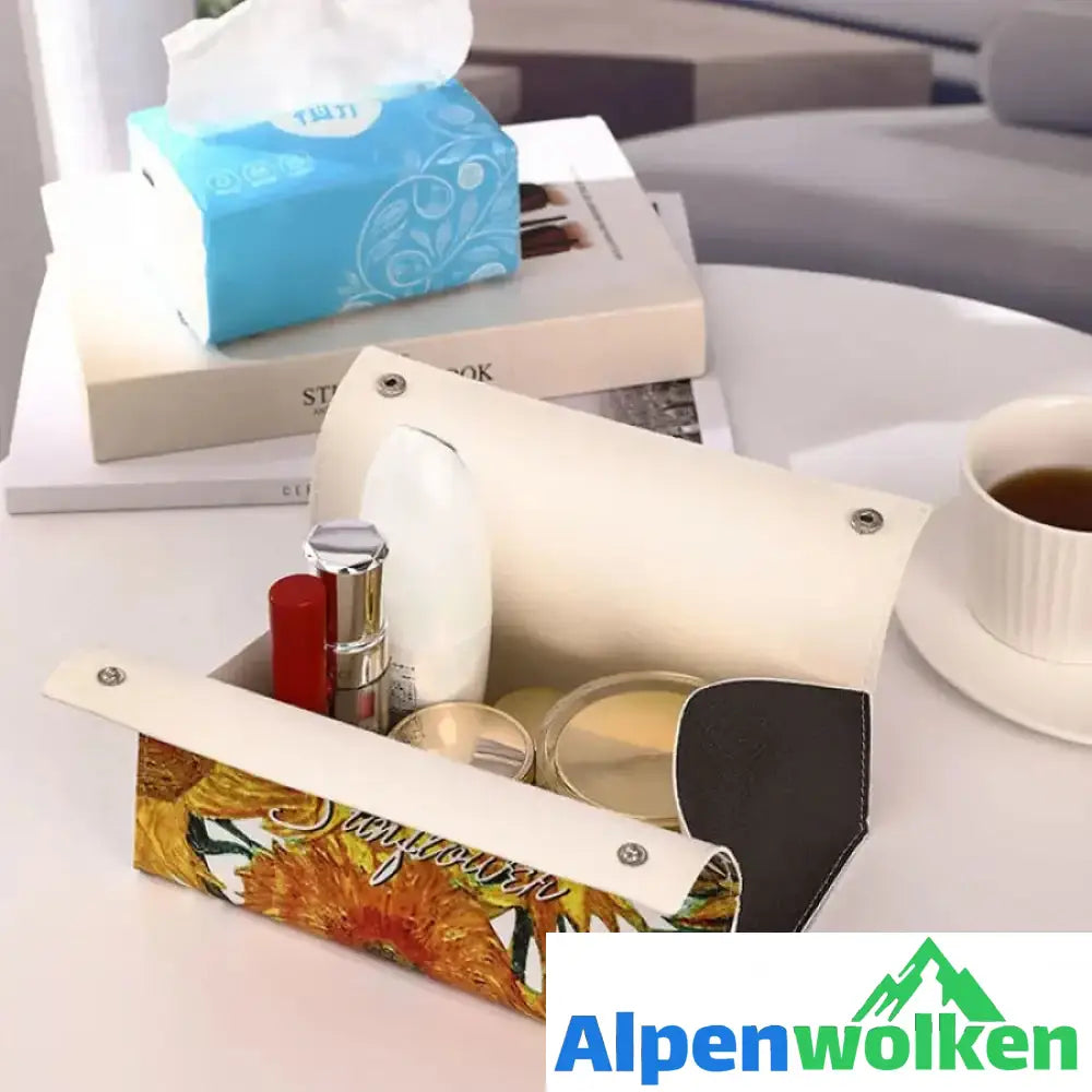 Alpenwolken - Kreative Taschentuchbox Aus Leder🔥