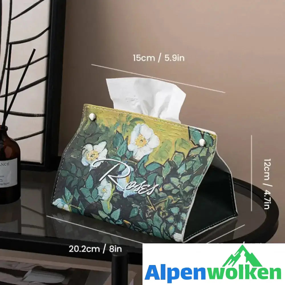 Alpenwolken - Kreative Taschentuchbox Aus Leder🔥