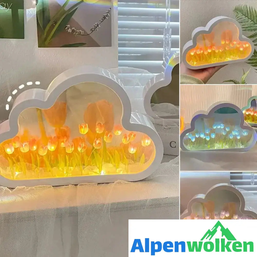 Alpenwolken - Kreative Wolkentulpenlampe | lampen basteln