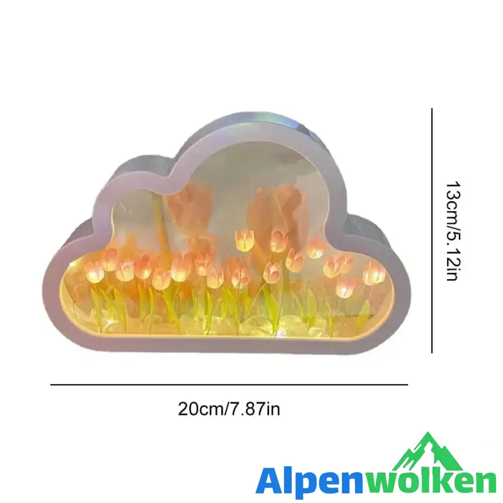 Alpenwolken - Kreative Wolkentulpenlampe | lampen basteln