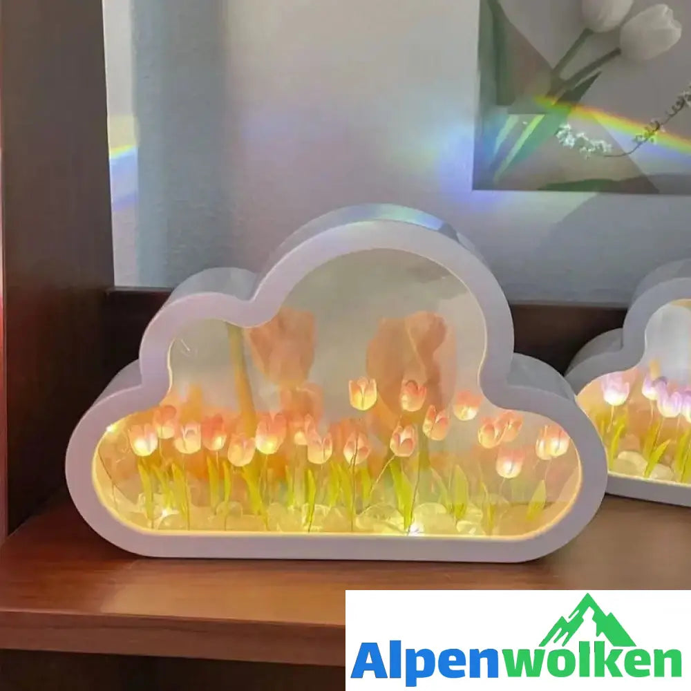 Alpenwolken - Kreative Wolkentulpenlampe | lampen basteln