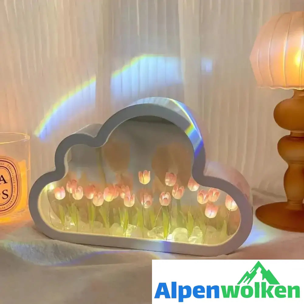 Alpenwolken - Kreative Wolkentulpenlampe | lampen basteln