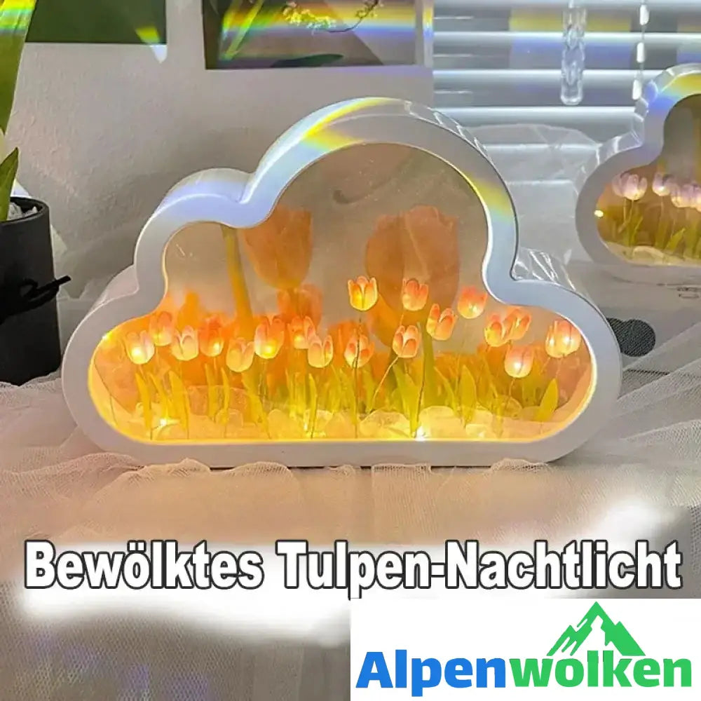 Alpenwolken - Kreative Wolkentulpenlampe | lampen basteln