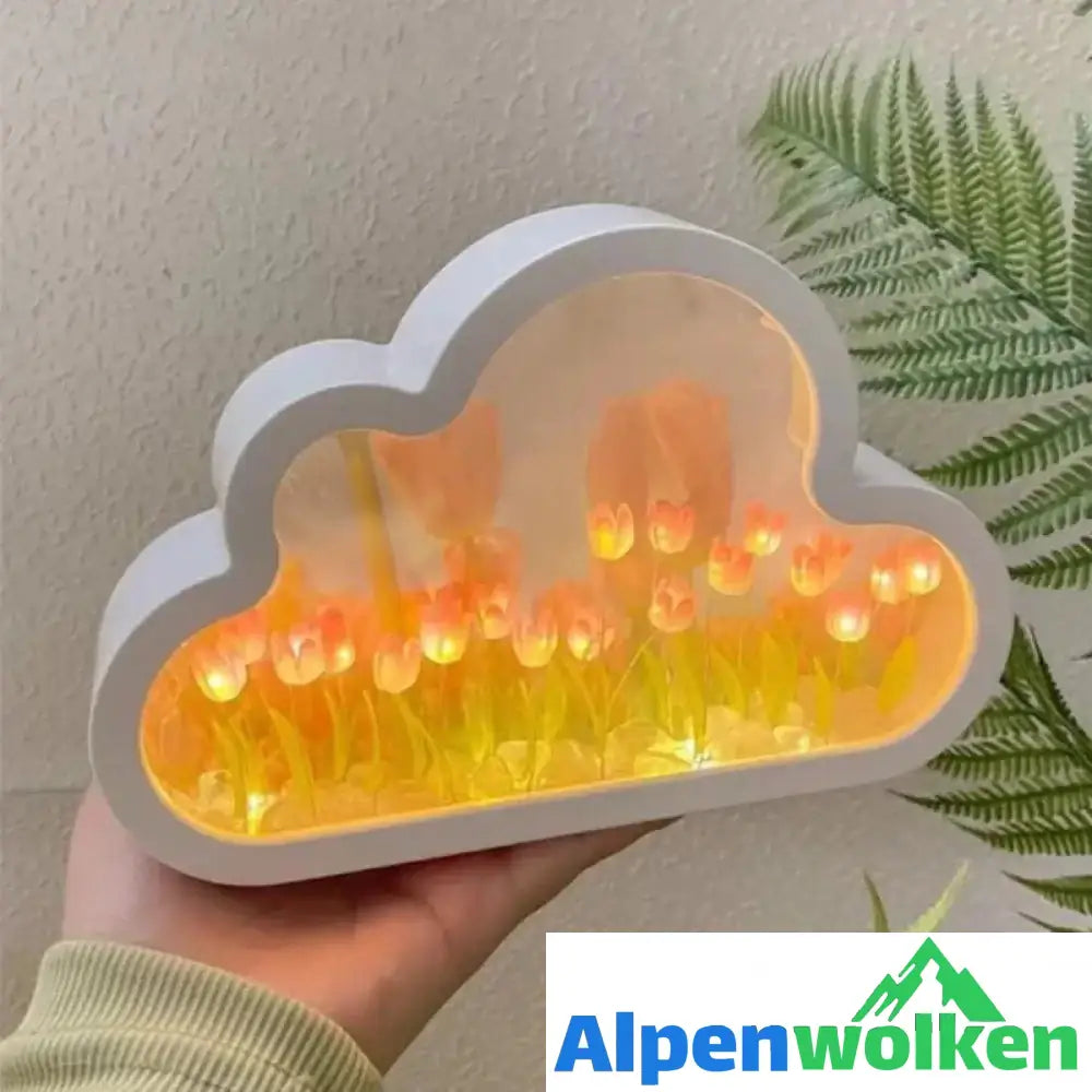 Alpenwolken - Kreative Wolkentulpenlampe | lampen basteln