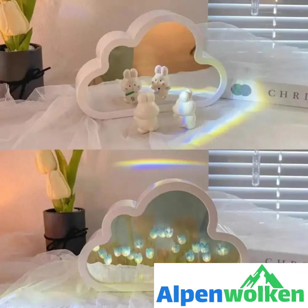 Alpenwolken - Kreative Wolkentulpenlampe | lampen basteln Blau