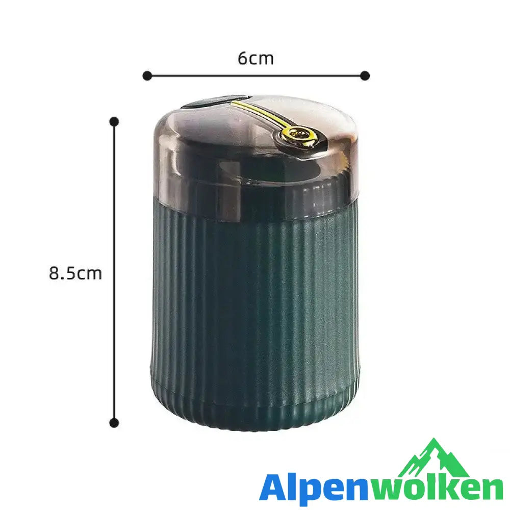 Alpenwolken - Kreativer Automatischer Zahnstocherspender Dunkelgrün