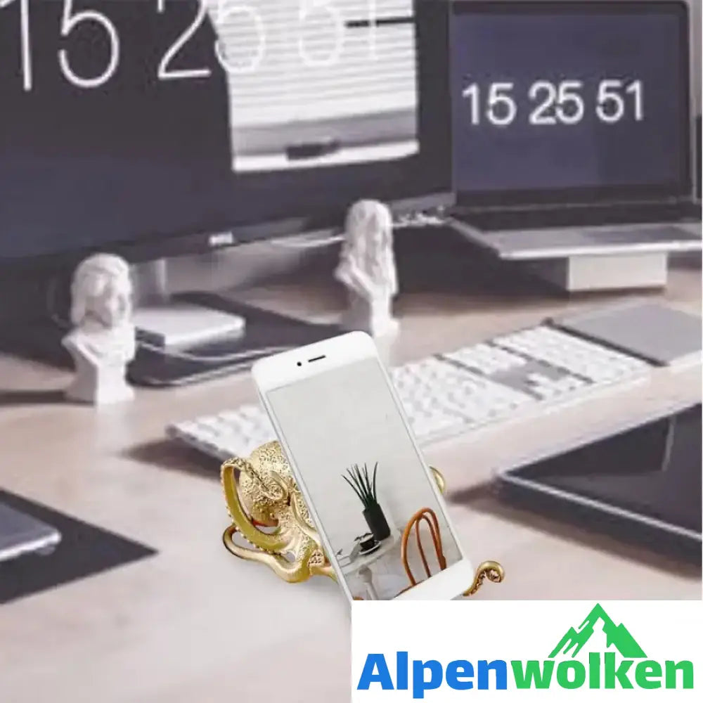 Alpenwolken - Kreativer Oktopushalter