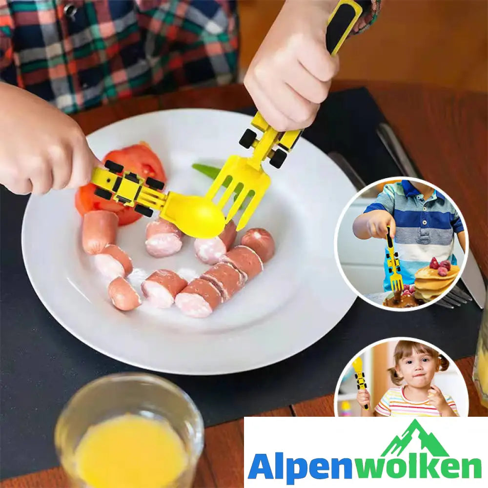 Alpenwolken - Kreatives Essbesteckset für Kinder