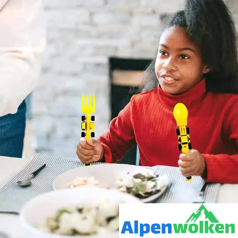 Alpenwolken - Kreatives Essbesteckset für Kinder