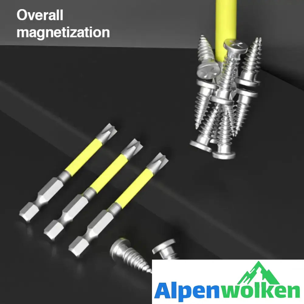 Alpenwolken - Kreuz- und Schlitz-Schraubendreher-Bits für Elektriker