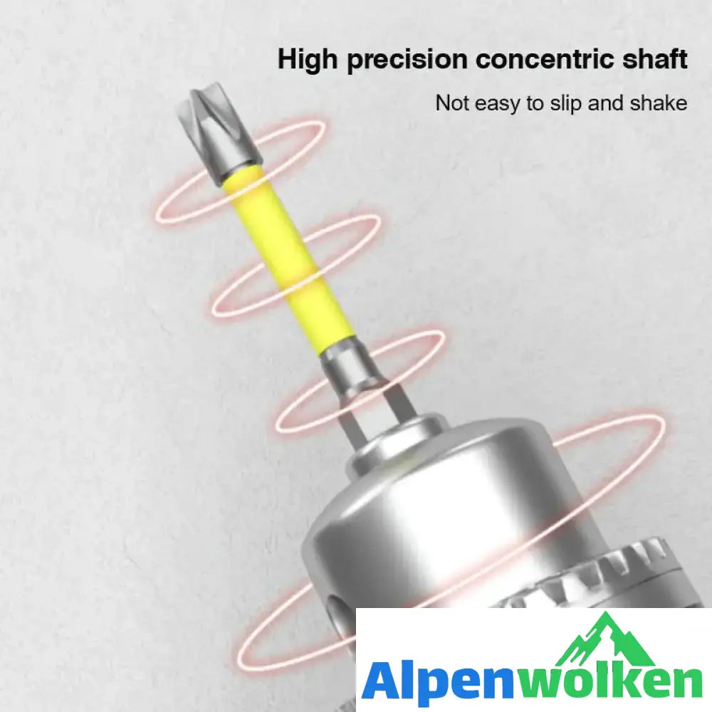 Alpenwolken - Kreuz- und Schlitz-Schraubendreher-Bits für Elektriker