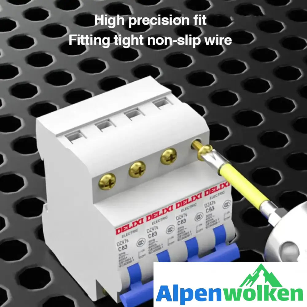 Alpenwolken - Kreuz- und Schlitz-Schraubendreher-Bits für Elektriker