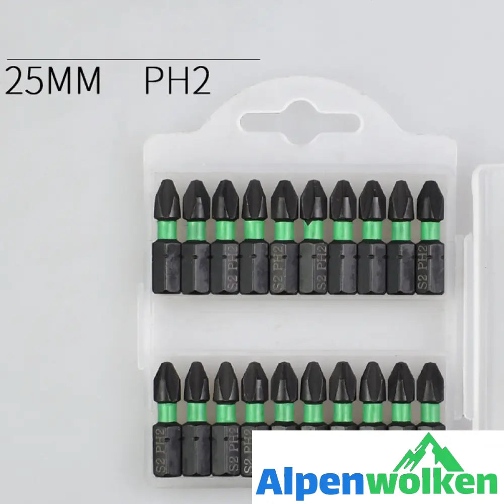 Alpenwolken - Kreuzschlitz-Schraubendreher-Bit-Set