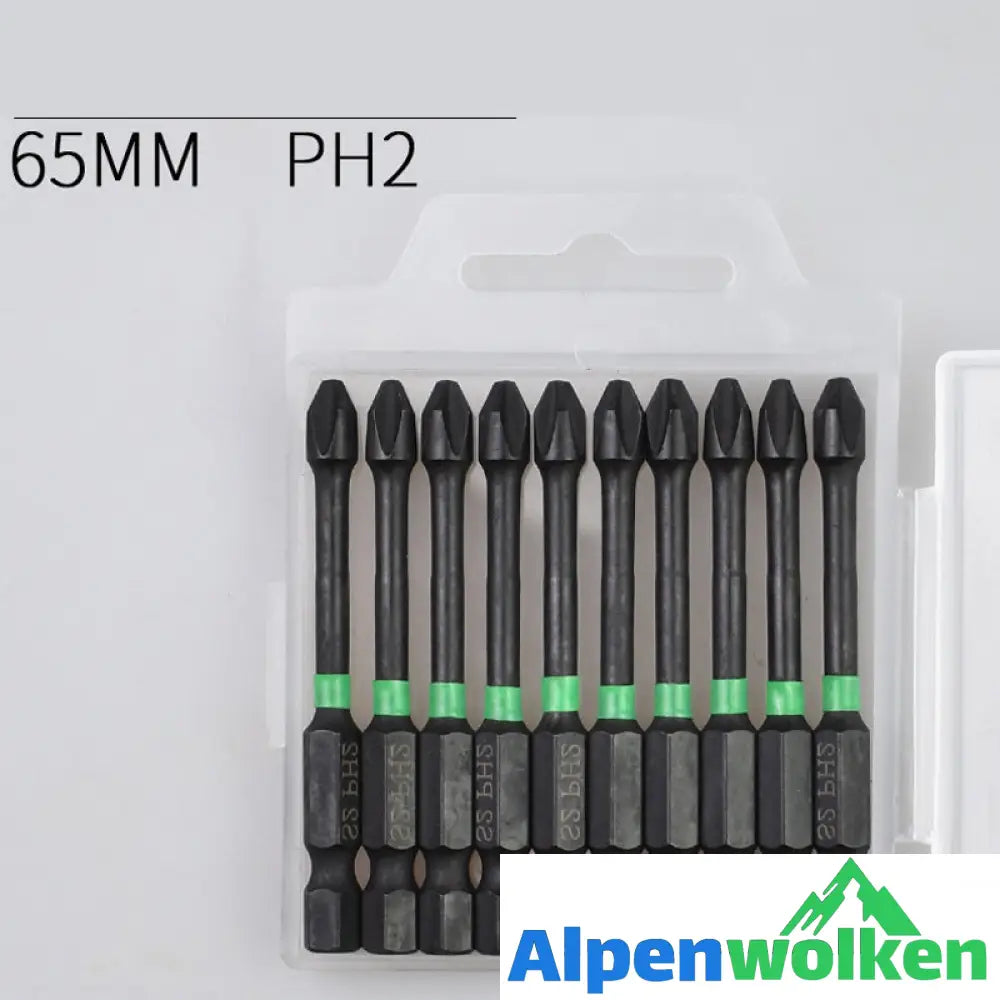 Alpenwolken - Kreuzschlitz-Schraubendreher-Bit-Set