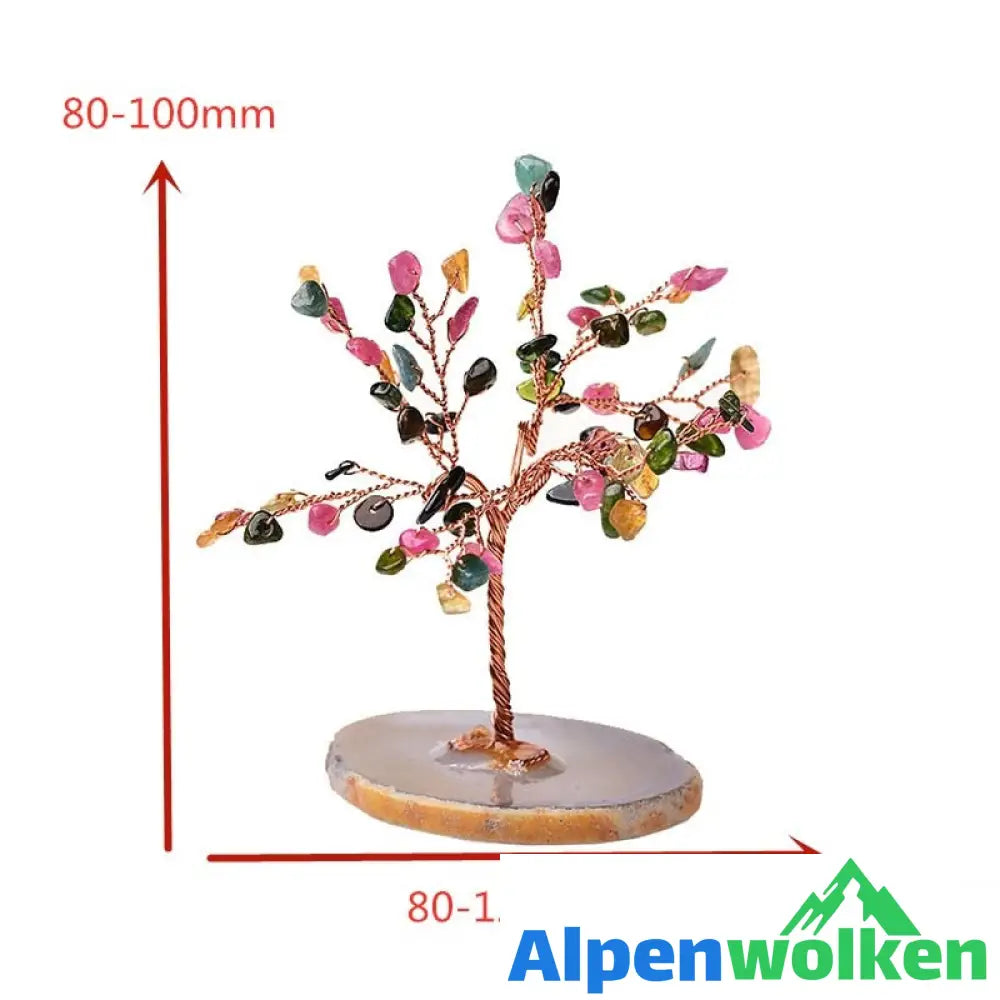 Alpenwolken - Kristall Baum Des Lebens Schreibtisch Skulptur