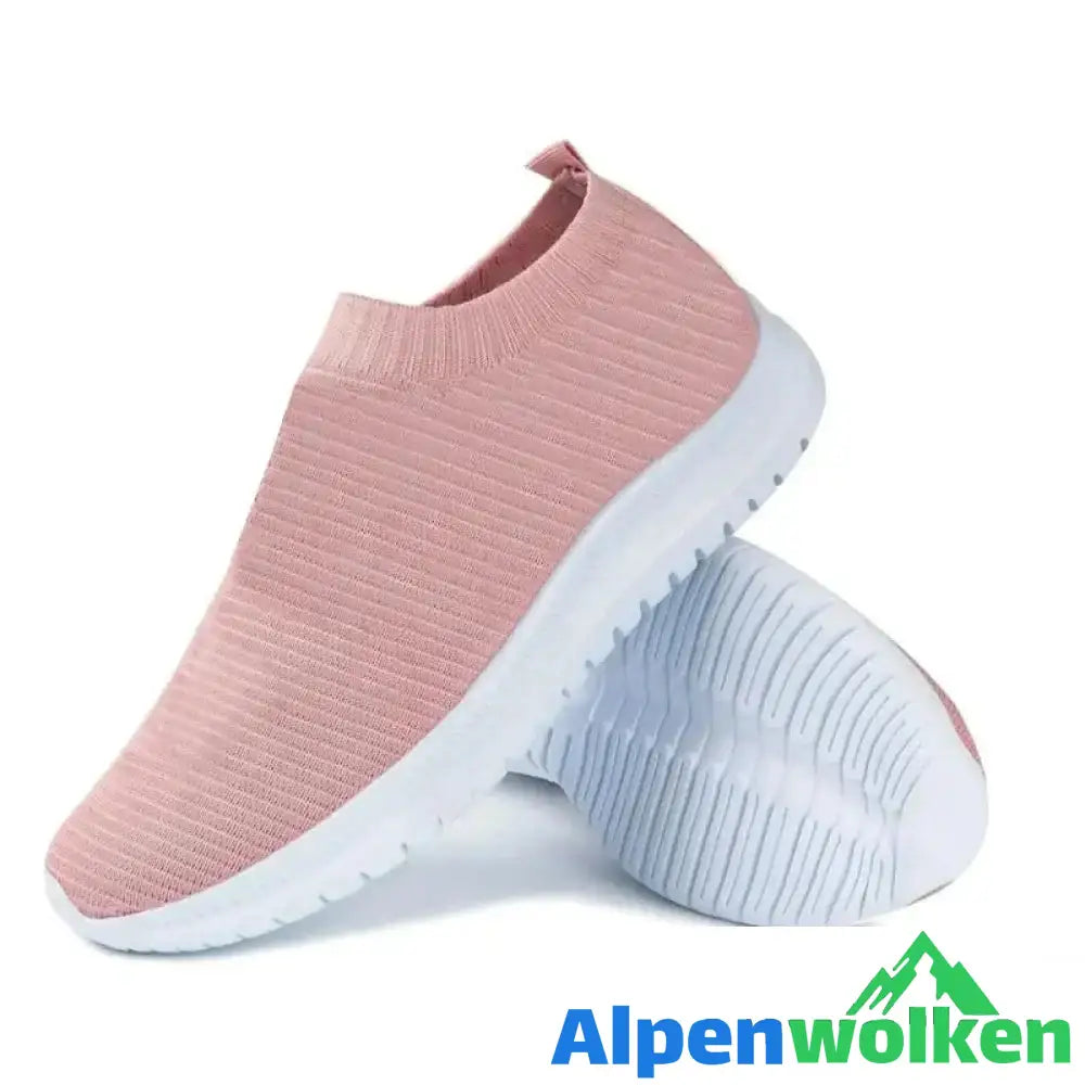 Alpenwolken - Kristall Turnschuhe ohne Diamanten Rosa