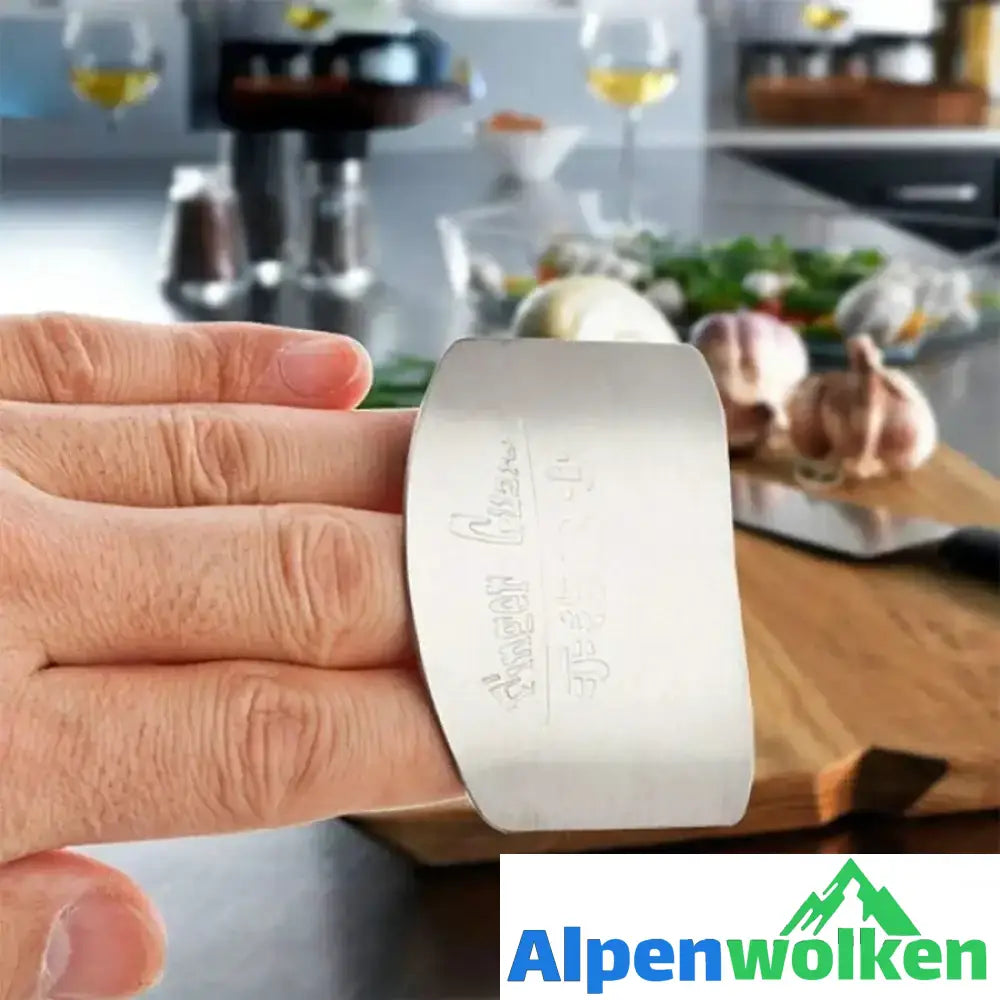 Alpenwolken - Küchengerät Edelstahl Finger- & Handschutz