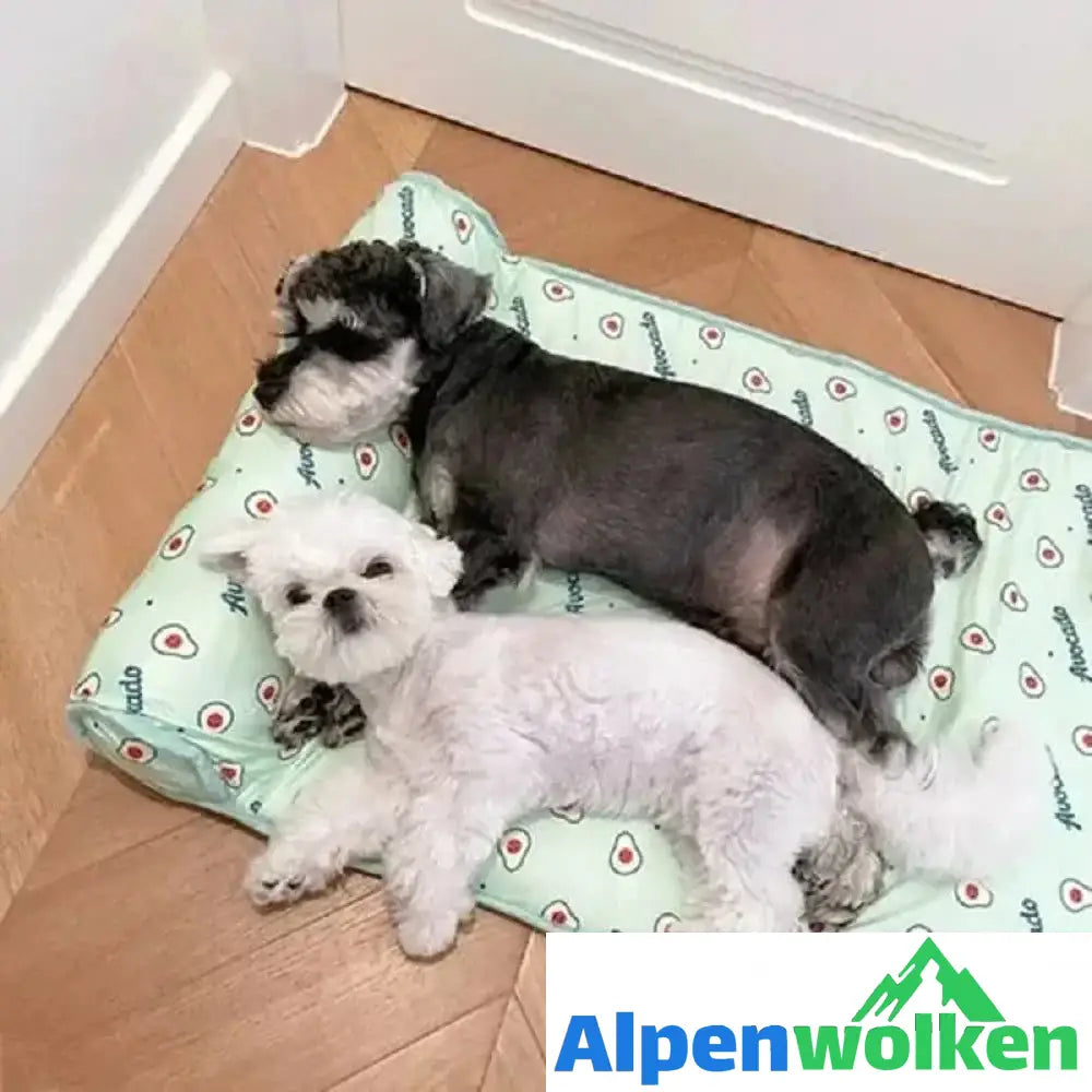 Alpenwolken - Kühlmatte aus Eisseide für Hunde und Katzen