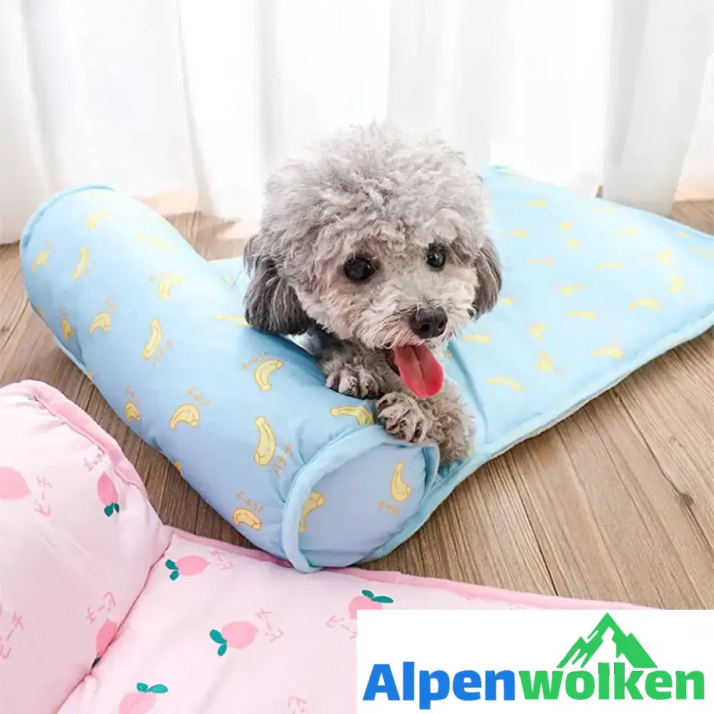 Alpenwolken - Kühlmatte aus Eisseide für Hunde und Katzen