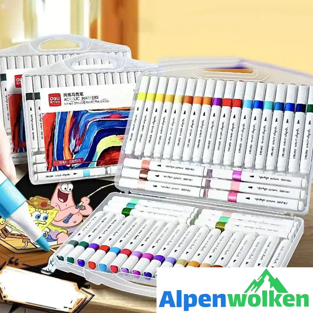 Alpenwolken - Künstlerischer Graffiti-Ölgemälde-DIY-Stift