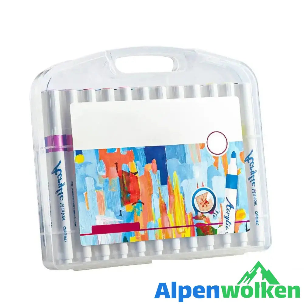 Alpenwolken - Künstlerischer Graffiti-Ölgemälde-DIY-Stift