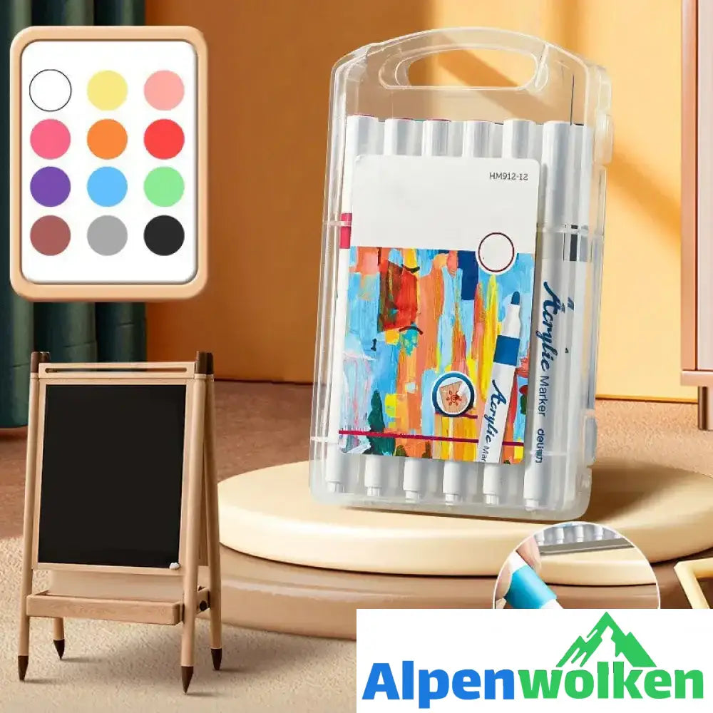 Alpenwolken - Künstlerischer Graffiti-Ölgemälde-DIY-Stift