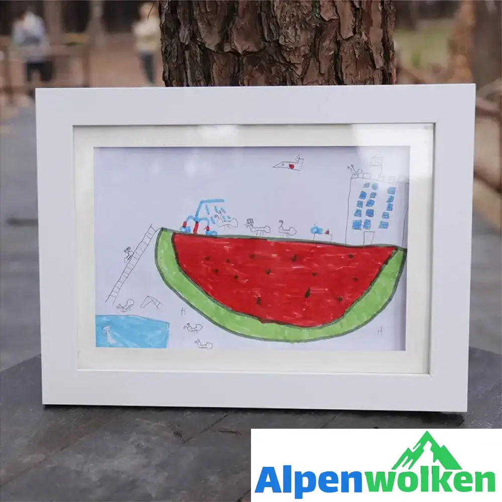 Alpenwolken - Kunstfotorahmen für Kinder