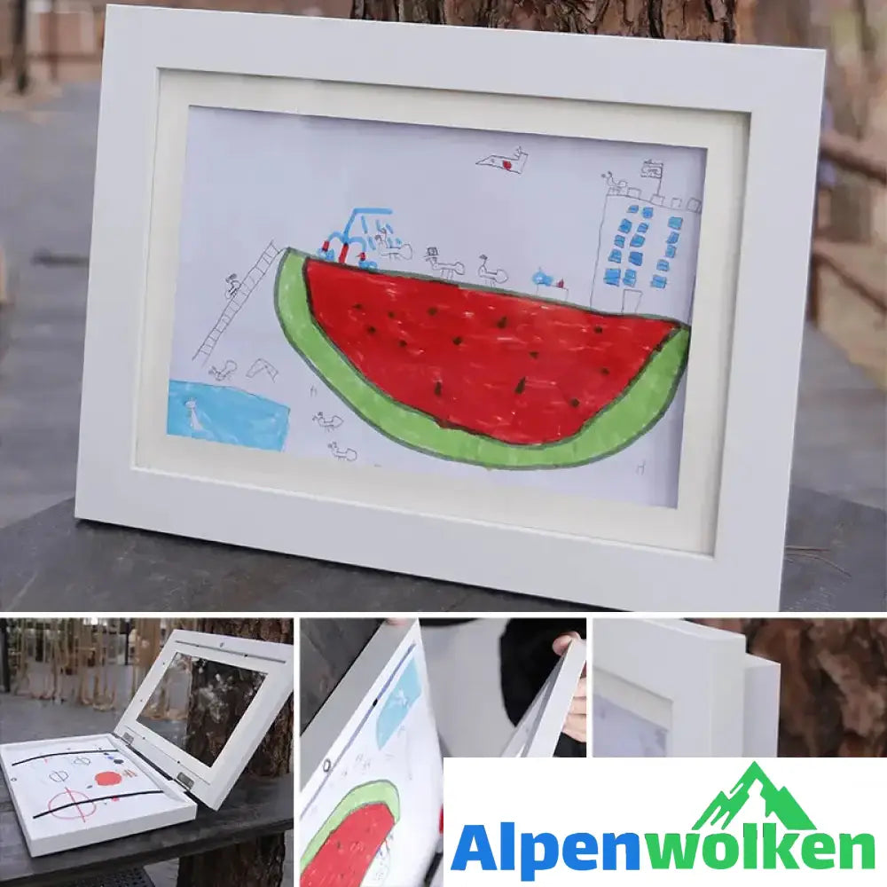 Alpenwolken - Kunstfotorahmen für Kinder