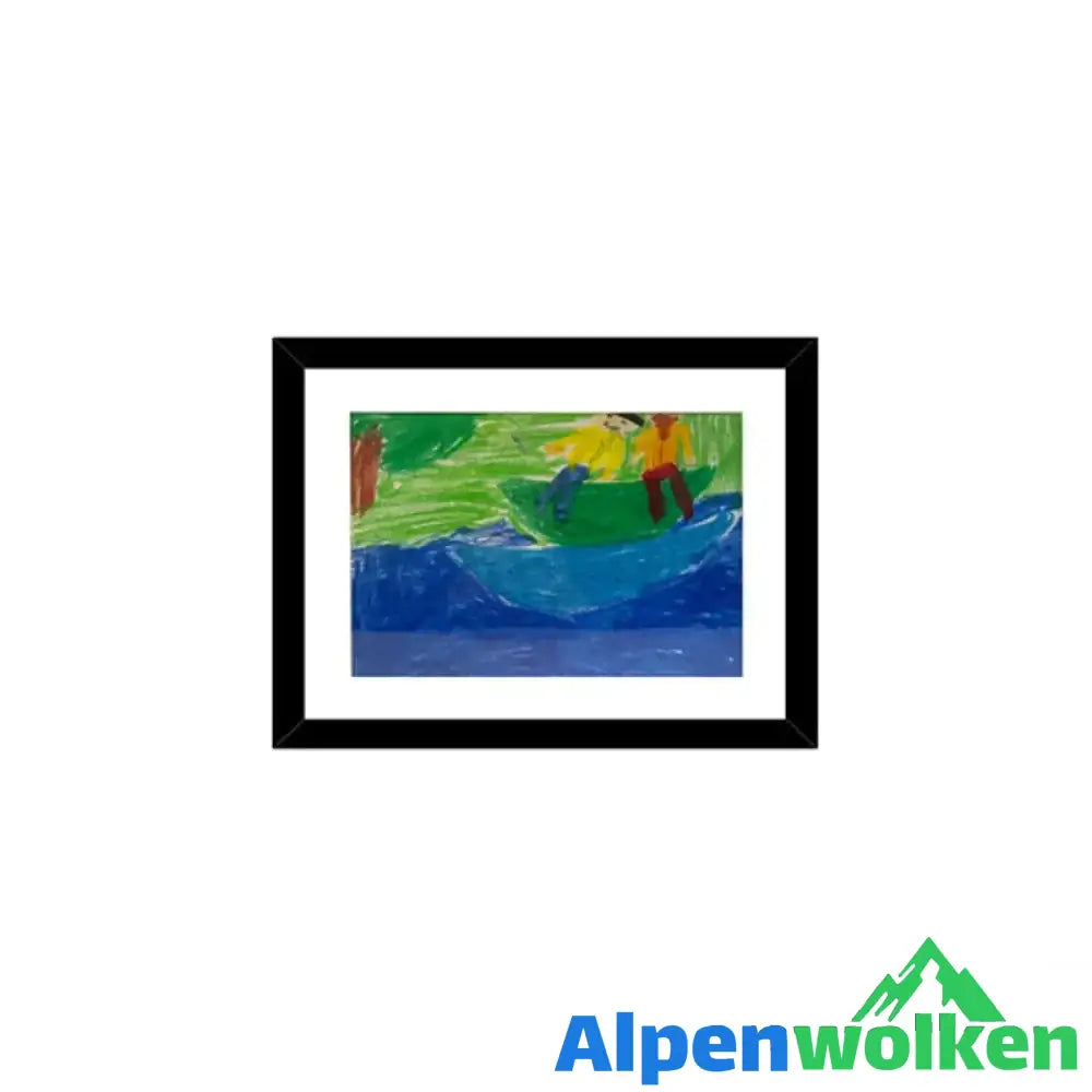 Alpenwolken - Kunstfotorahmen für Kinder