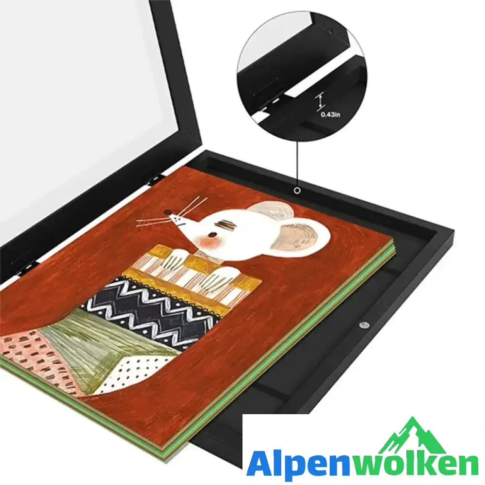 Alpenwolken - Kunstfotorahmen für Kinder