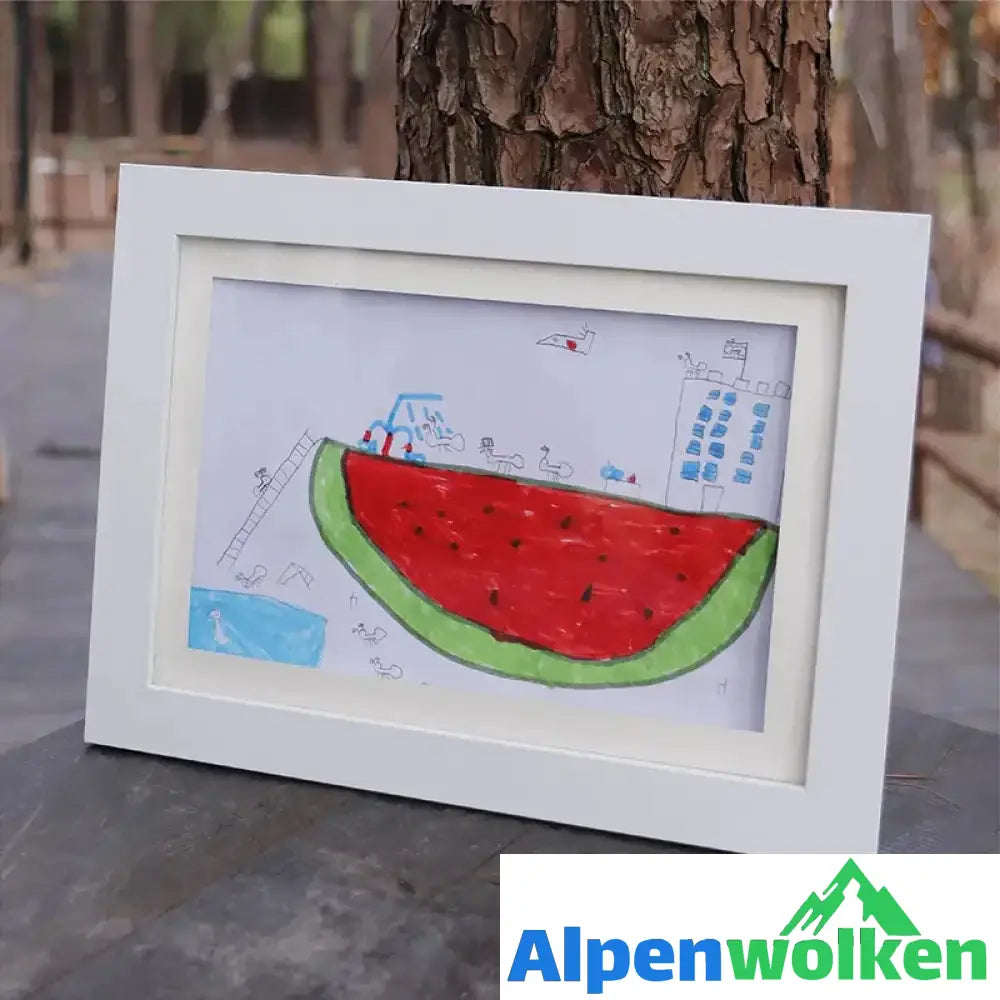 Alpenwolken - Kunstfotorahmen für Kinder