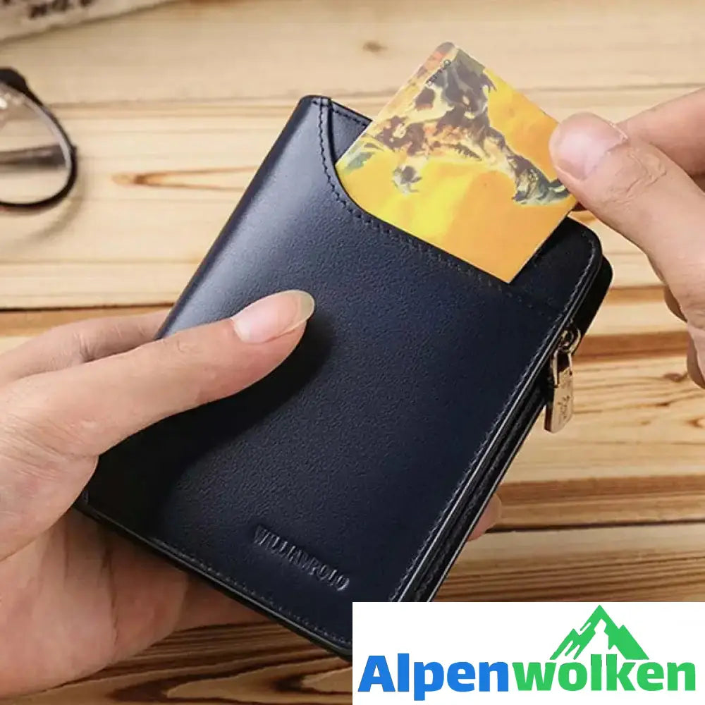 Alpenwolken - Kurze Geldbörse für Herren