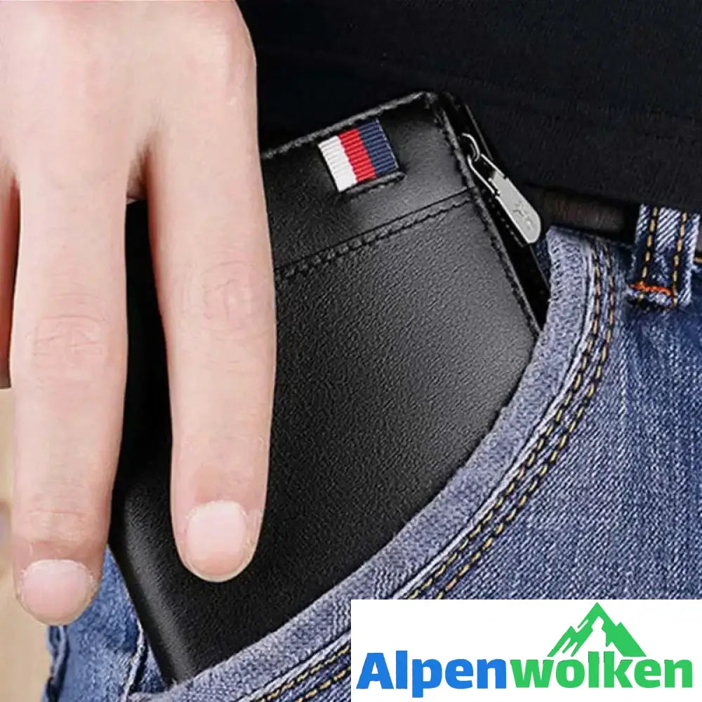 Alpenwolken - Kurze Geldbörse für Herren