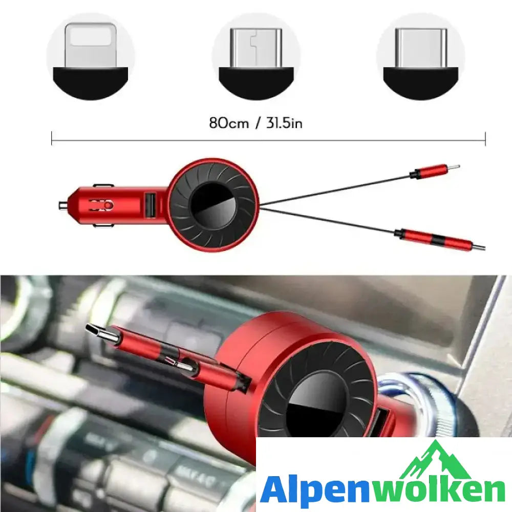 Alpenwolken - Ladekabel für die Autoverlängerung