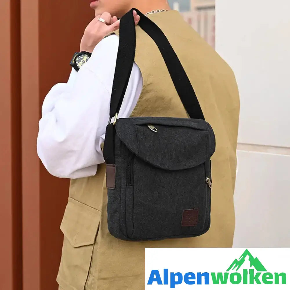 Alpenwolken - Lässige Business-Umhängetasche für Herren