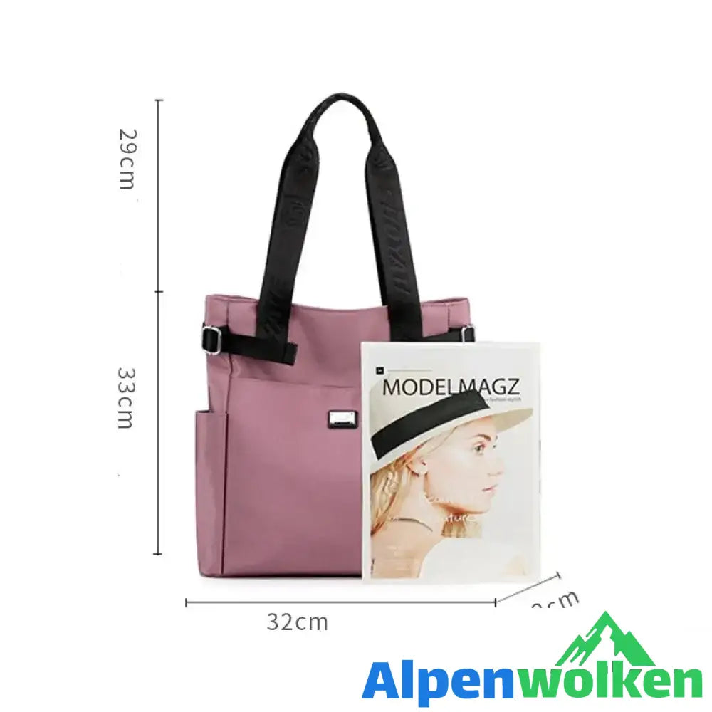 Alpenwolken - Lässige Damenhandtasche aus Nylon