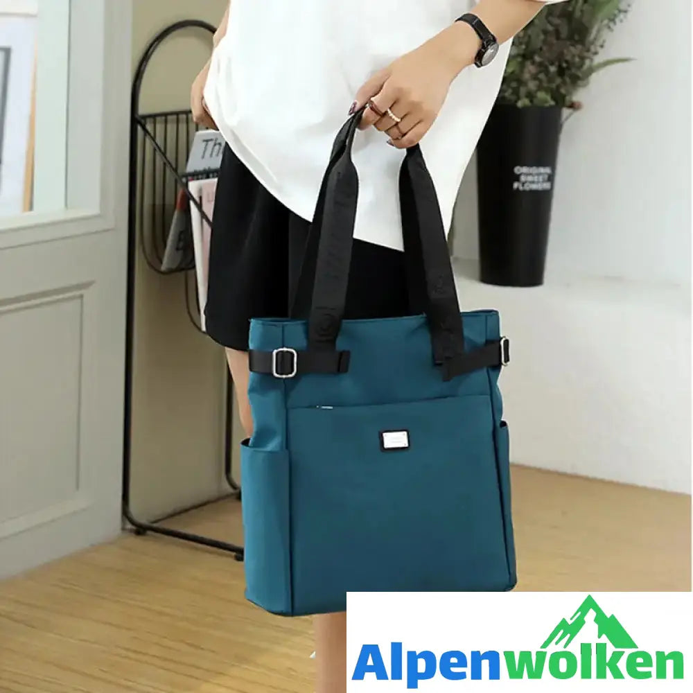 Alpenwolken - Lässige Damenhandtasche aus Nylon