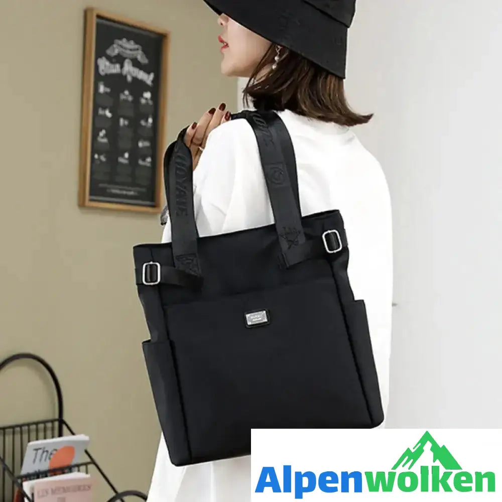 Alpenwolken - Lässige Damenhandtasche aus Nylon