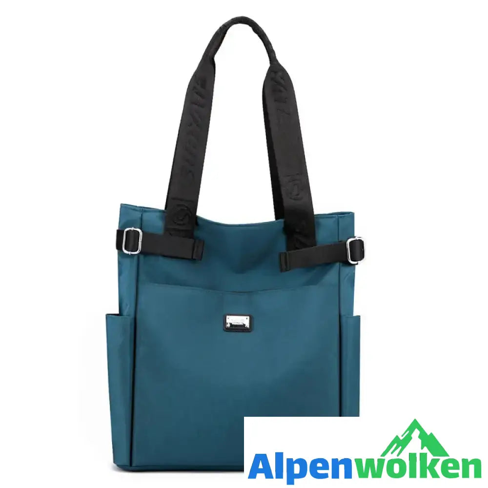 Alpenwolken - Lässige Damenhandtasche aus Nylon grün