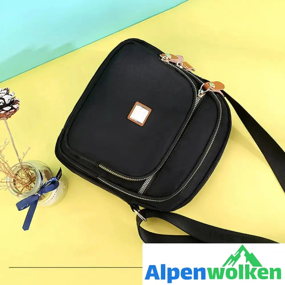 Alpenwolken - Lässige leichte Umhängetasche mit mehreren Taschen für Damen