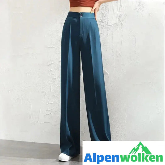 Alpenwolken - Lässige lockere Anzughose für Damen dunkelblau 2XL