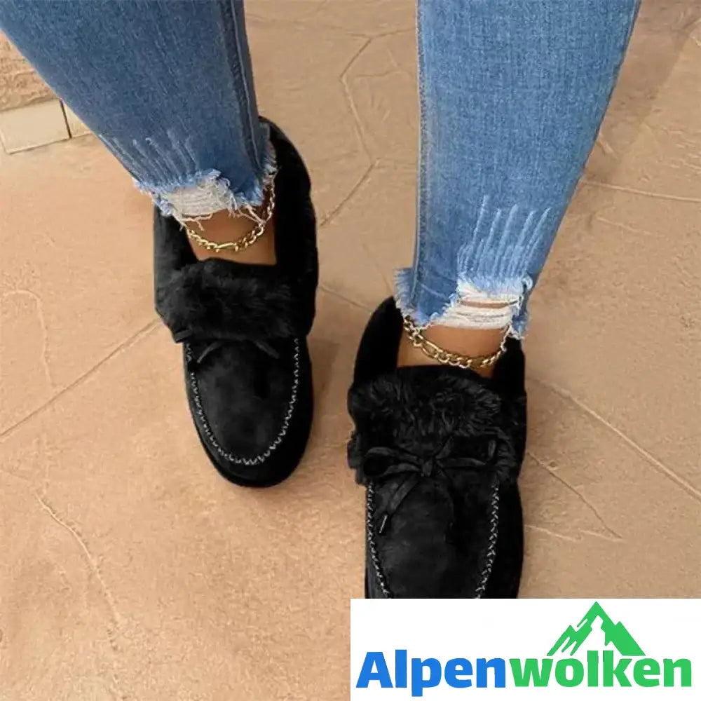 Alpenwolken - Lässige Mode flache Stiefel