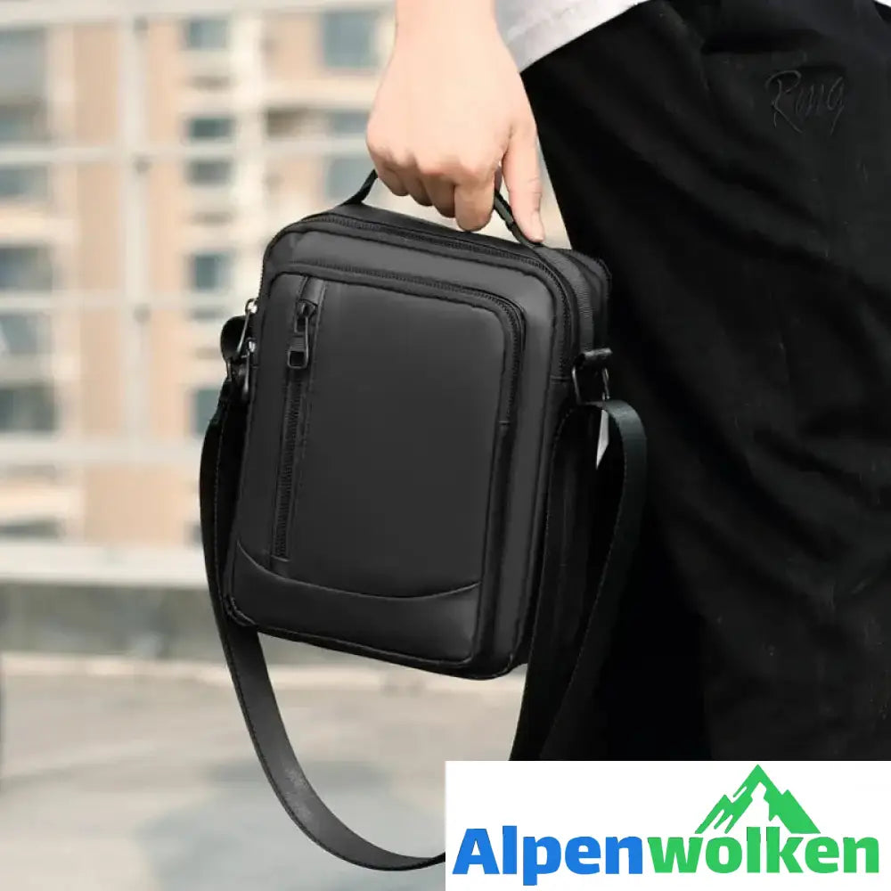 Alpenwolken - Lässige Outdoor-Schultertasche für Herren