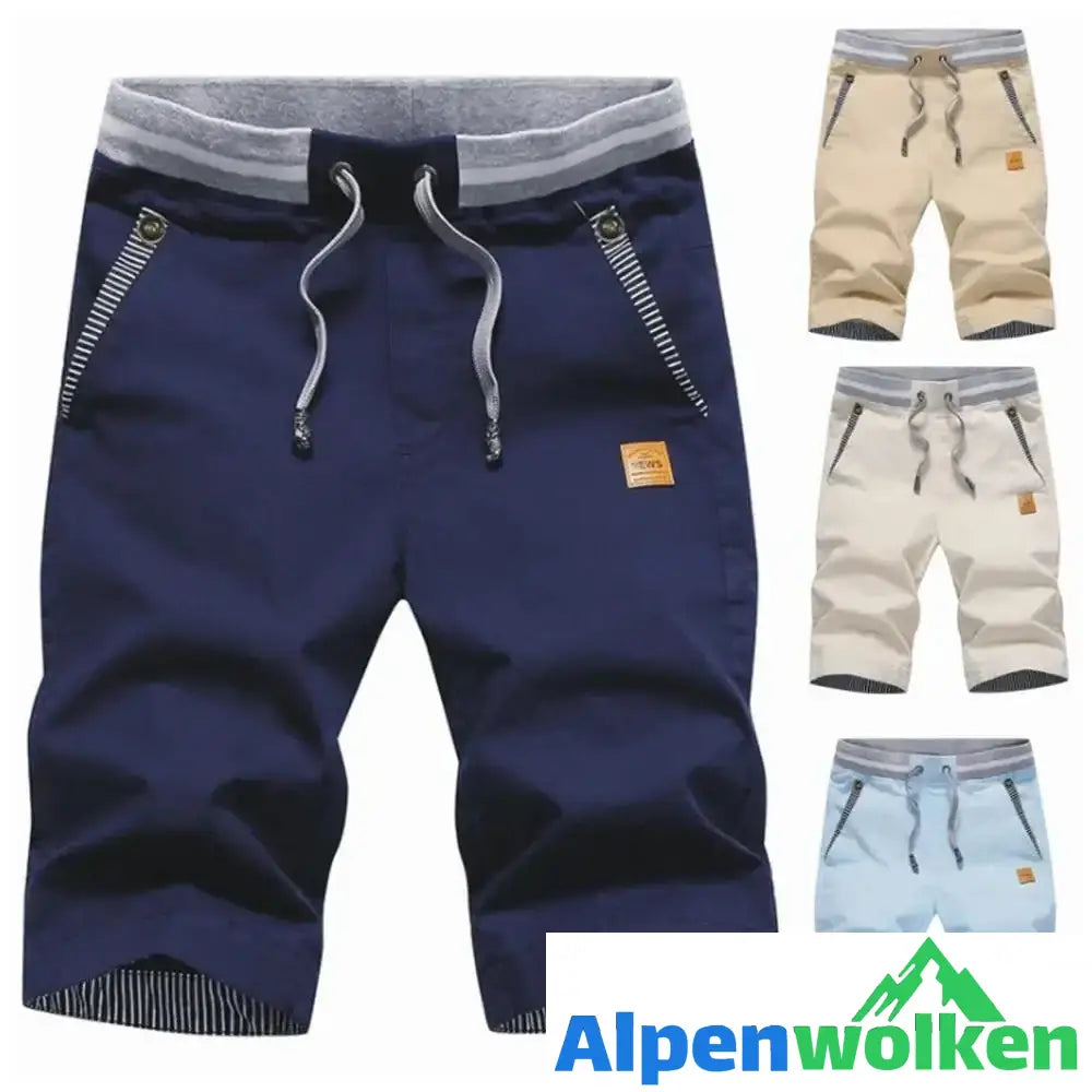 Alpenwolken - Lässige Sommershorts für Herren