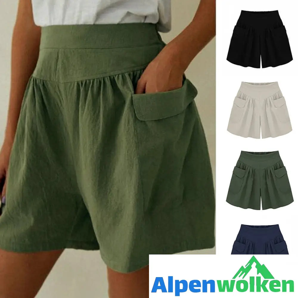 Alpenwolken - 🎉Lässige Strandshorts für Damen mit elastischem Bund🎉