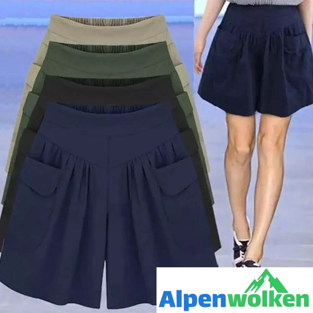 Alpenwolken - 🎉Lässige Strandshorts für Damen mit elastischem Bund🎉