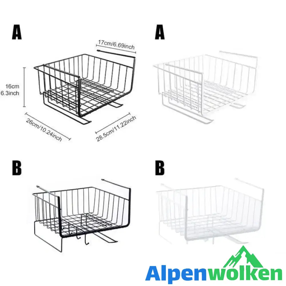 Alpenwolken - Lagerregal für Küche oder Badezimmer