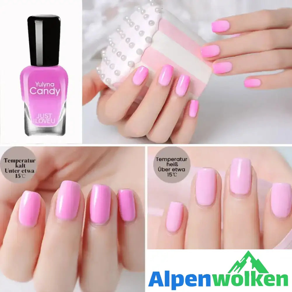 Alpenwolken - Langanhaltender Nagellack Mit Temperaturverfärbung