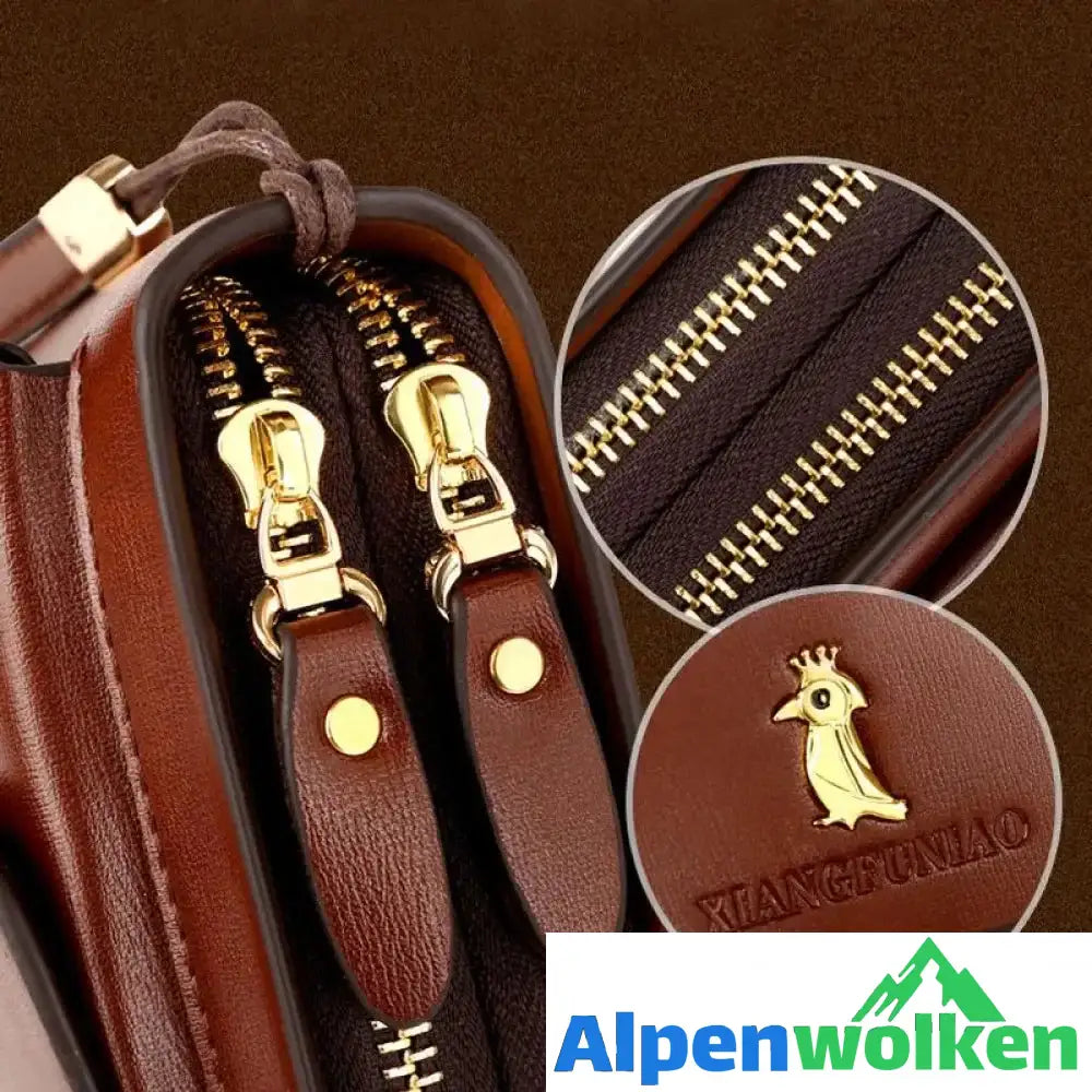 Alpenwolken - Lange Brieftasche für Herren